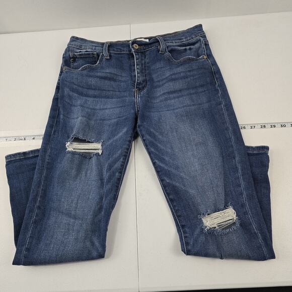KanCan KC8645M-SF Women's Slim Fit Jeans Size 28 Medium Wash Denim - 4148 - Picture 1 of 12